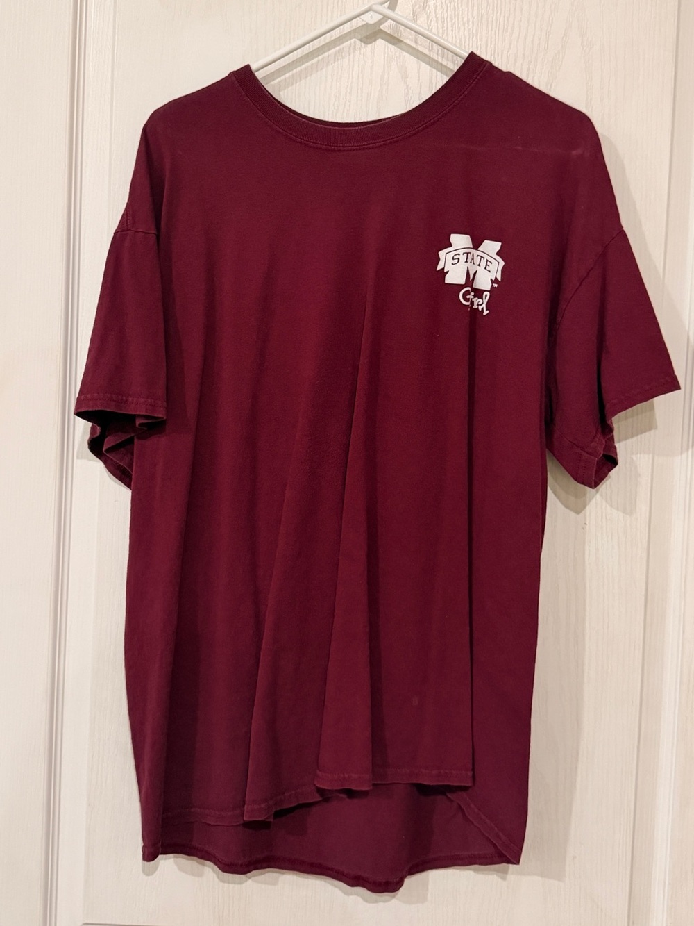 Mississippi state  Maroon Short-Sleeve Graphic Tee